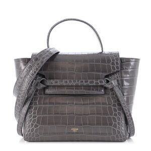 Celine
Belt Bag Crocodile Embossed Leather Micro